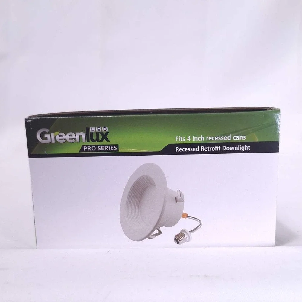 Greenlux‎ LED 4in Recessed Downlight 10W Dimmable Soft White 800 Lumens
